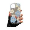Capa de Telefone Transparente à Prova de Choque com Flores Coloridas para iPhone 12-16, 13-15 Pro Max.
