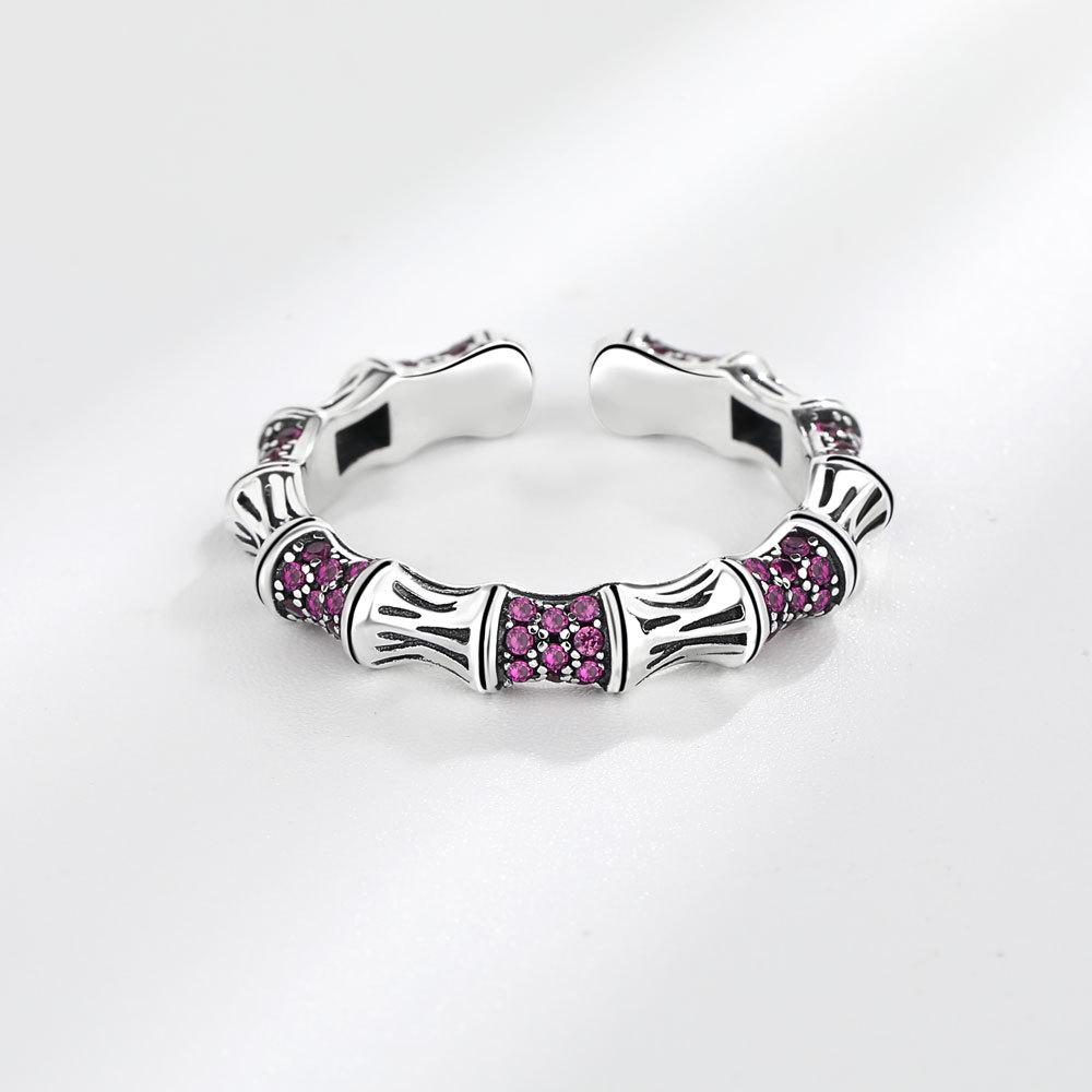 Tancise Classic 925 Sterling Silver Zircon Ring Ladies Jewelry Promesse de mariage Cadeau de fête