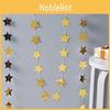 Guirlanda de Papel Estrela Colorida Banner de Cordão Perfeito Para Decoração de Casamento e Festa