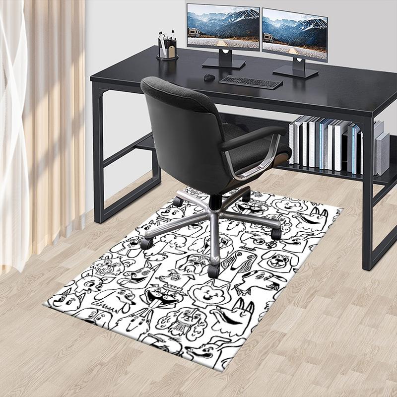 1PC Dog Pattern Extra Large Non-Slip Floor carpet, Office, family, bedroom, Studio - Large Area RugJ0326
