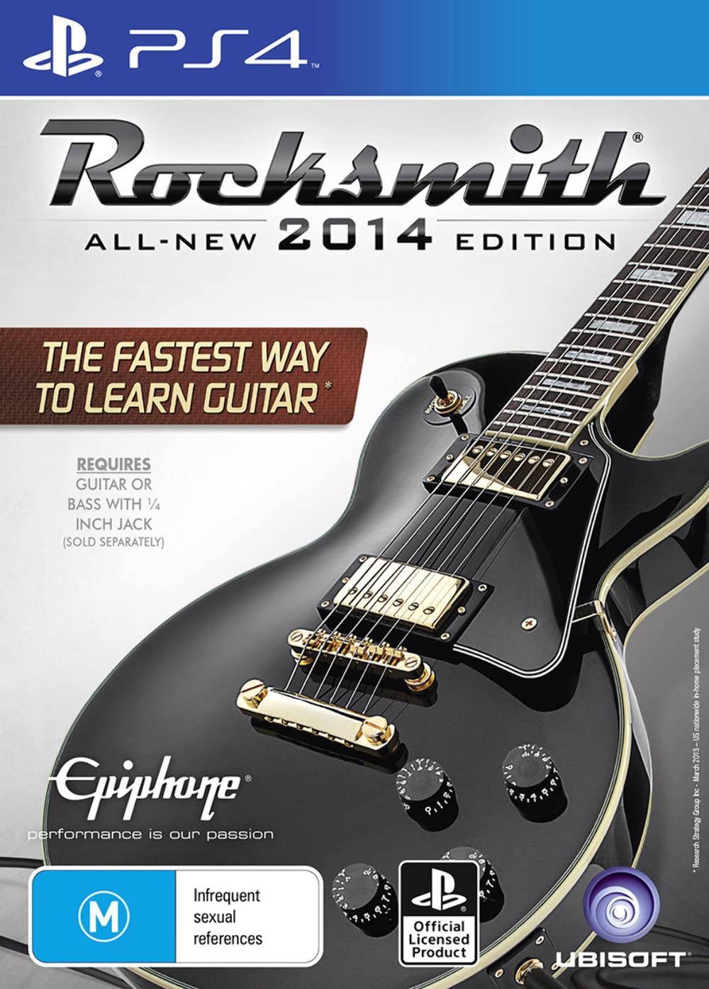 

Rocksmith 2014 Real Tone (с кабелем) (PS4) (Импортированная версия)