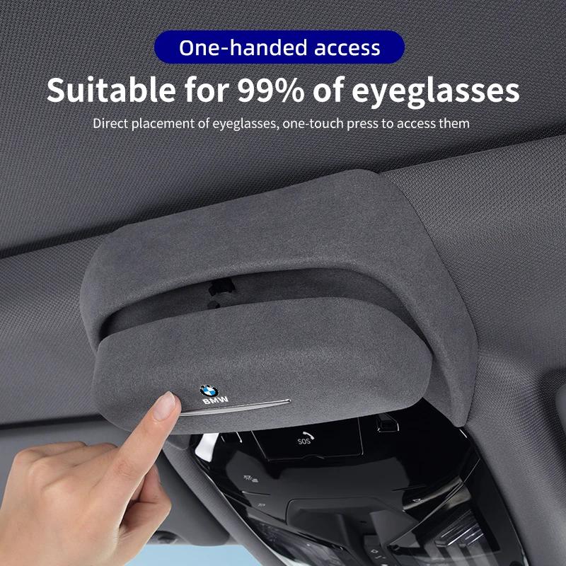 2025 Horký úložný box na brýle na střechu interiéru auta Pouzdro na sluneční brýle Příslušenství Pro BMW řady 1 3 5 7 X3 X4 X5 X6 X7 F30 F34 F52 G05