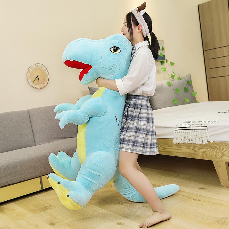 New Nice Simulation Dinosaur Plush Toys Soft Hobbies Cartoon Pillows Tyrannosaurus Stuffed Toy Doll for Boys Kids Birthday Gift