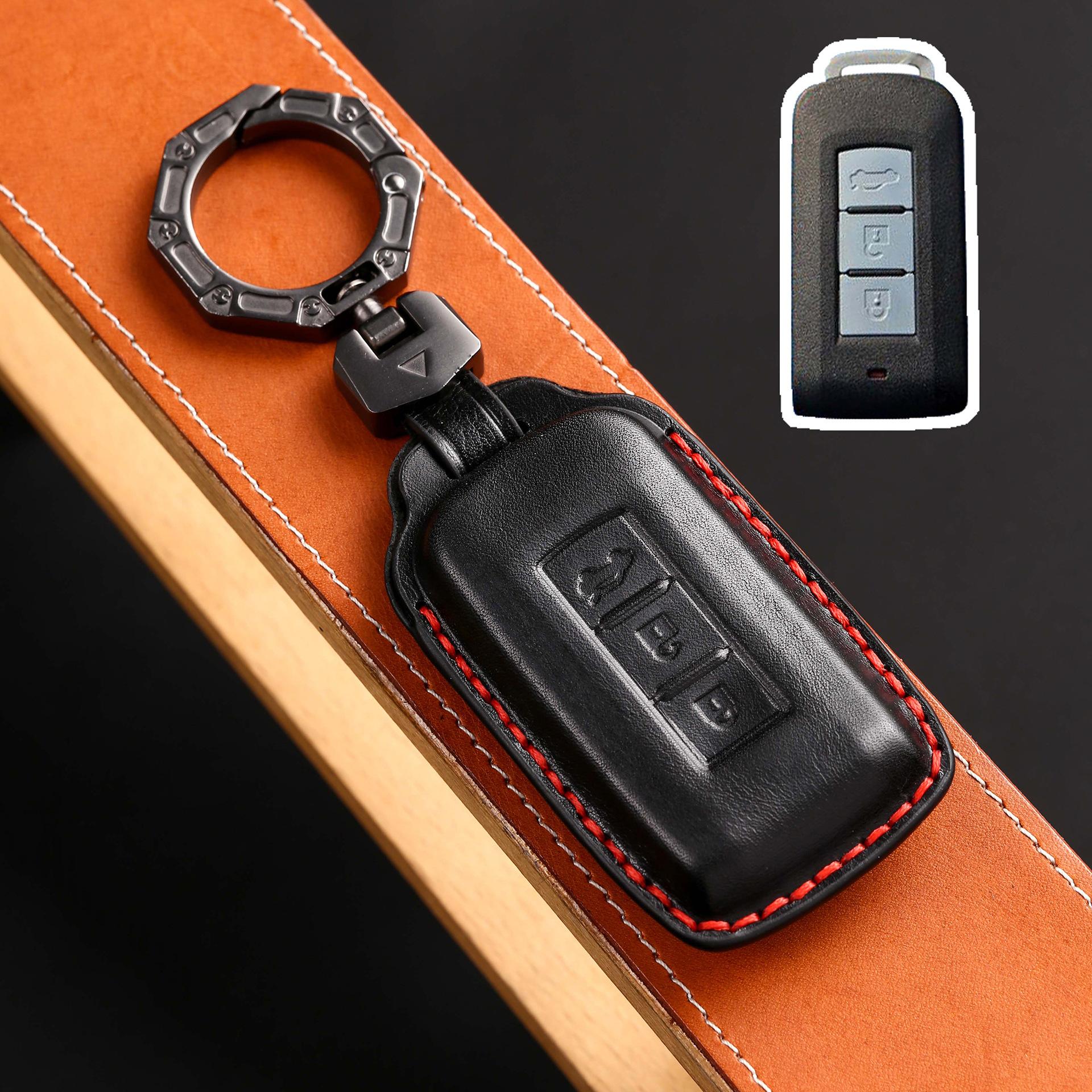 

Applicable To Mitsubishi Outlander Key Set 21 Yige High-End Jinxuan Asx Pajero Yishen Car Key Bag чорний