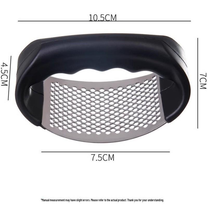 Stainless Steel Garlic Press and Masher: Grate, Mince, and Peel with Ease