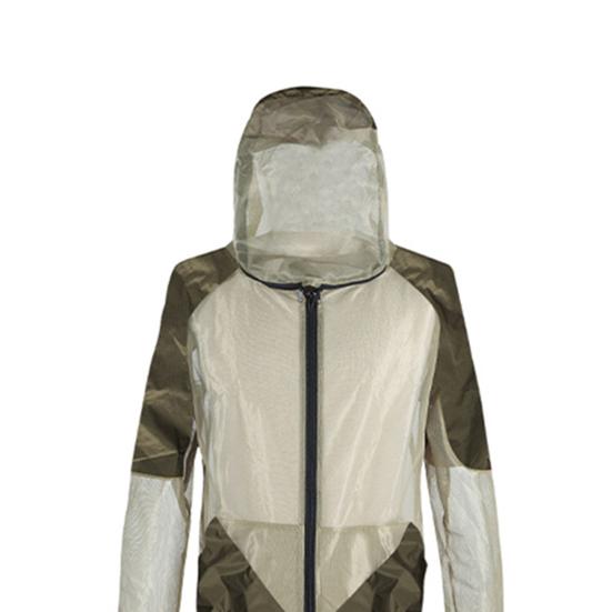 Adults Gnats Suits Breathable Mesh Hooded Jacket Pants Men Women Summer Outdoor Camping Full Body Protection Flies Gnats Proof Net Clothing