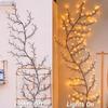 Tree Branch Lamp Bedroom Wall Decoration Willow Vine Tree Light Strip 8 Lighting Modes Diy Atmosphere Light Home Lighting