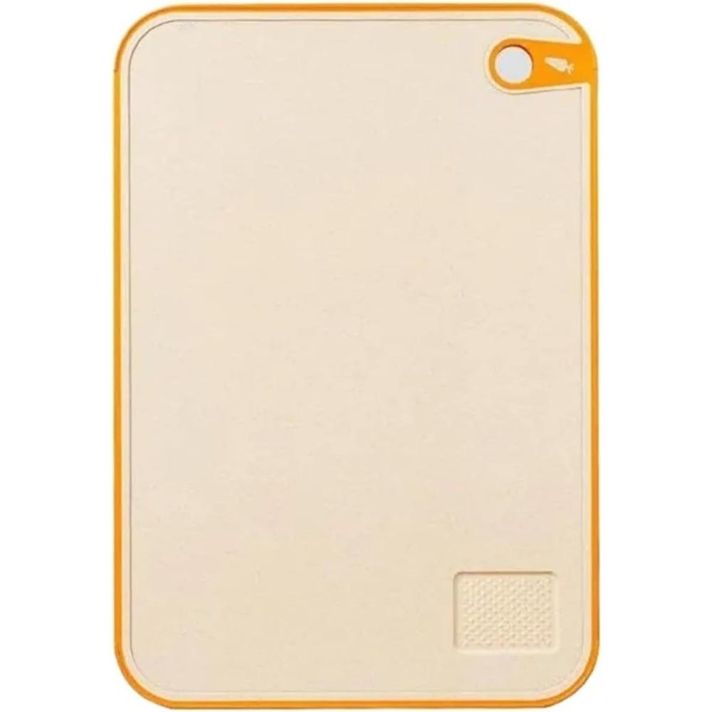 Double-Sided Wheat Straw Cutting Boards for Kitchen Dishwasher Safe Chopping Board with Juice Grooves for Meat Fruits Vegetables