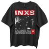 Pánské vintage tričko INXS Calling All Nations Tour Limo