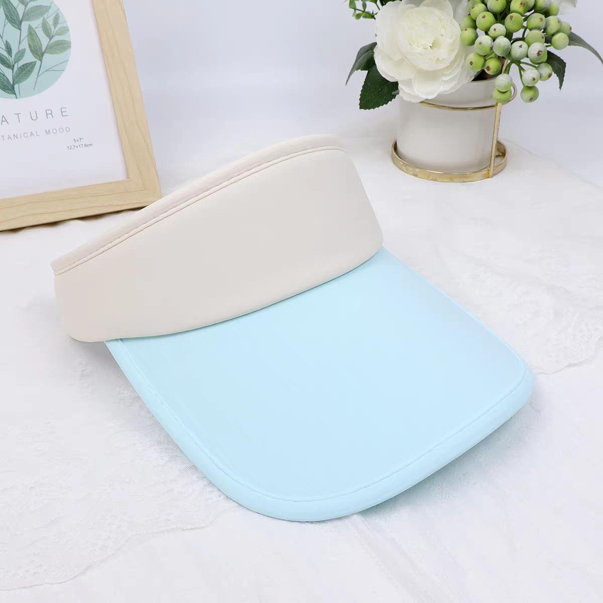 

Летняя шляпа женская ледяной шелк бант теннисная кепка защита от солнца кепка с открытым верхом весенняя шляпа от солнца спортивная шляпа от солнца One Size