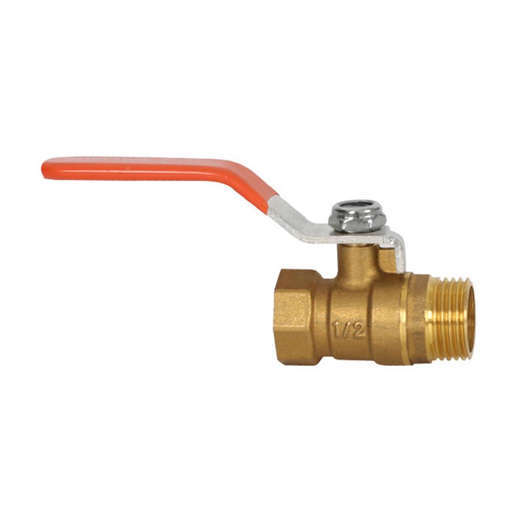 Multipurpose 3/4 Inch BSP DN20 Brass Round Valves Convenient for Water Systems with Male and Female Thread Designs