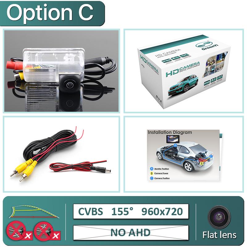 GreenYi AHD 1080P 170 ° Fisheye Lens Vehicle Rear View Camera For Toyota Corolla Sedan BYD F3 F3R S6 M6 Lifan 620 sedan X60 Car