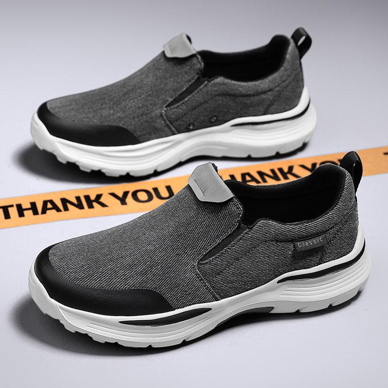 Lazy shoes large size casual men's shoes light foot cloth shoes outdoor one-pedal driving sneakers casual