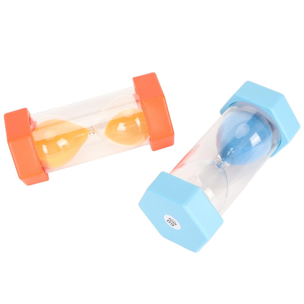 2Pcs Sand Timer 60 Minutes Hourglass Sandglass Timer for Kids Games Classroom Home Kitchen Office Use