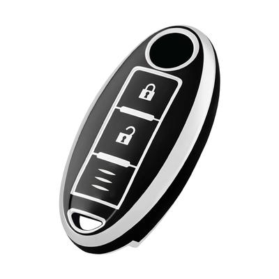 OFFCURVE Smart Key Case, Key Cover, 3 Buttons, Shockproof, Scratch-Resistant, Keychain, Stylish, Textured, High-quality,