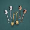 1PC Stainless Steel Shovel & Point Spoons Coffee Tea Spoon Ice Cream Dessert Tip Scoops Cutlery Tableware Set Kitchen Tools