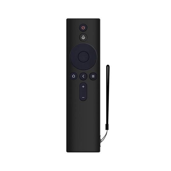 

Защитная пленка для пульта дистанционного управления, противоскользящая текстура, плотная защита со шнурком, амортизирующий силиконовый чехол для Xiaomi Master Edition, NFC-пульт дистанционного управления чёрный