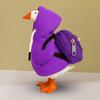 Mini Goose Hoodie with Backpack 7 Inch Desk Goose Outfit Mini Porch Goose Costume Magnetic Goose Statue Key Holder Clothes