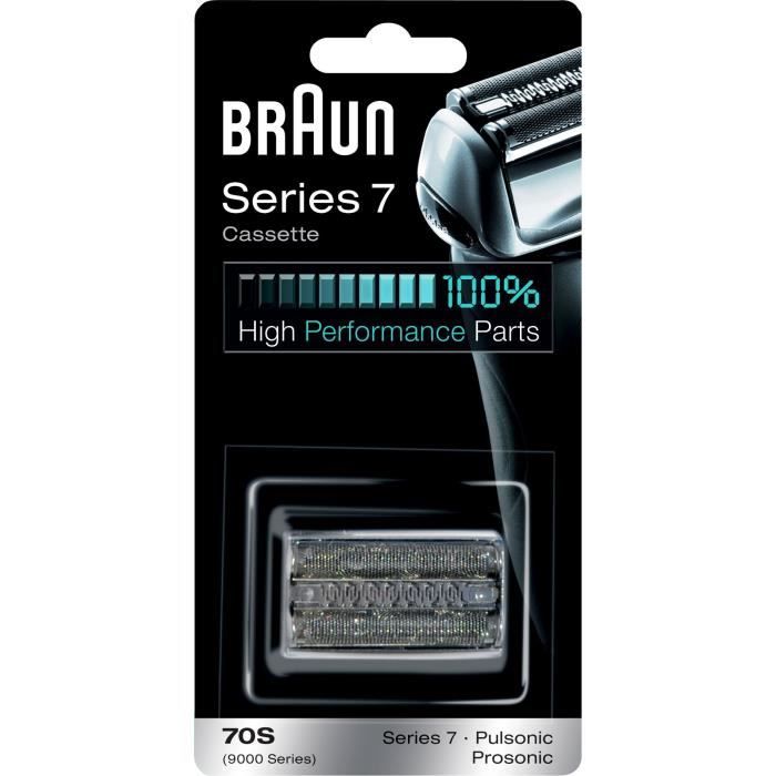 Rakbladskassett - BRAUN - Kassett 70S SERIE 7 / PULSONIC - Silver