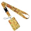 Sujetarjetas Vertical Colección Animales con Lanyard Correa para el Cuello Llavero Insignia Pase Episodio 8 Accesorio para Llaves