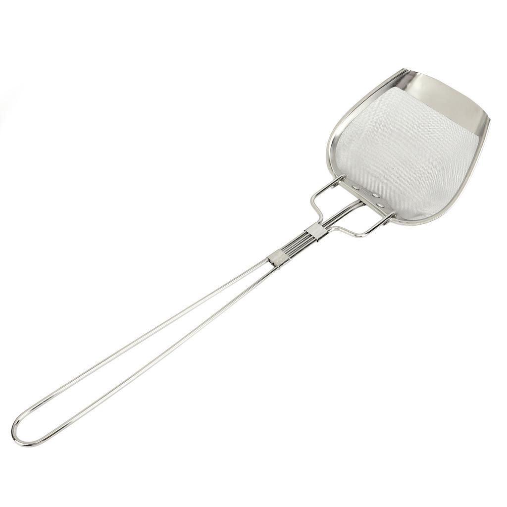 Fine Mesh Strainer 0.02in 304 Stainless Steel Firm Stable Handle Smoothing Skimmer Spoon for