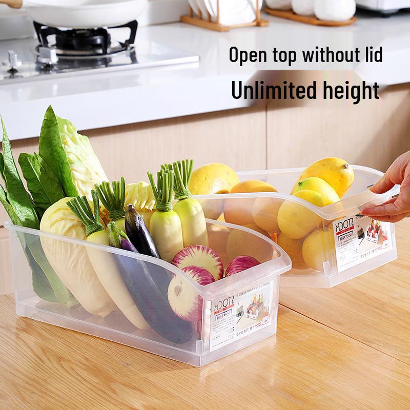 Tiroir de Rangement en Plastique Transparent pour Réfrigérateur pour Œufs et Aliments