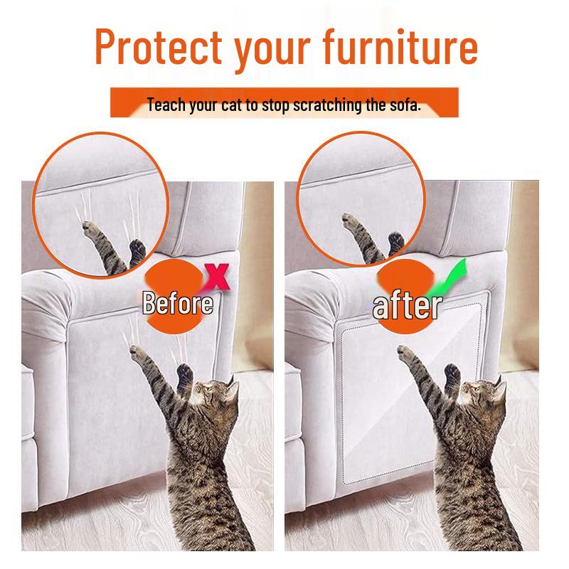 Transparent Anti-Scratch Film for Furniture - Cat Scratch Post & Toy