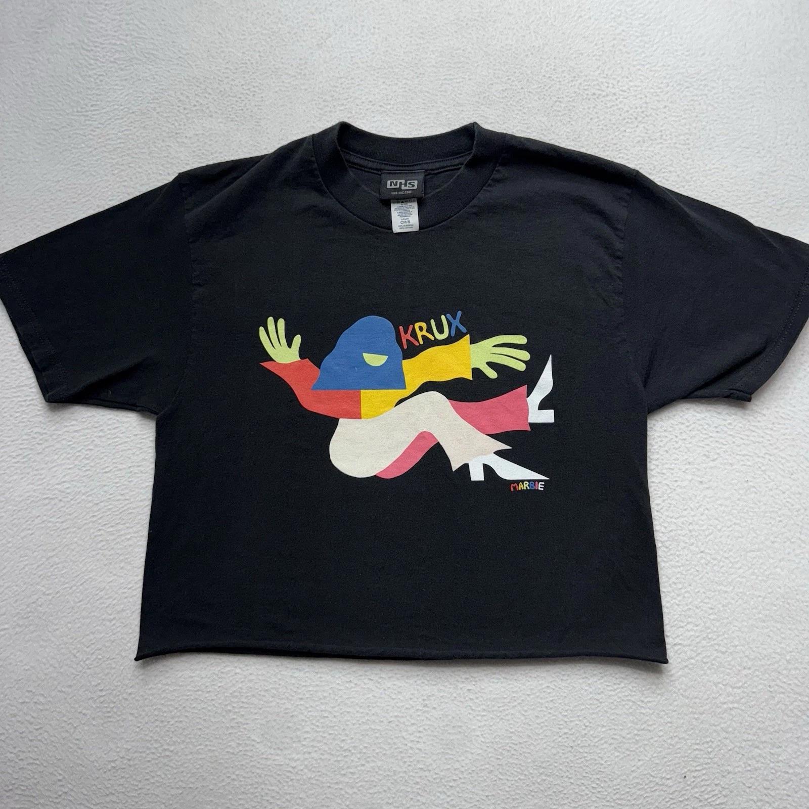 Krux Marbie Miller Cropped Skater Girl Trucks Skateboarding T-Shirt Small 3XL