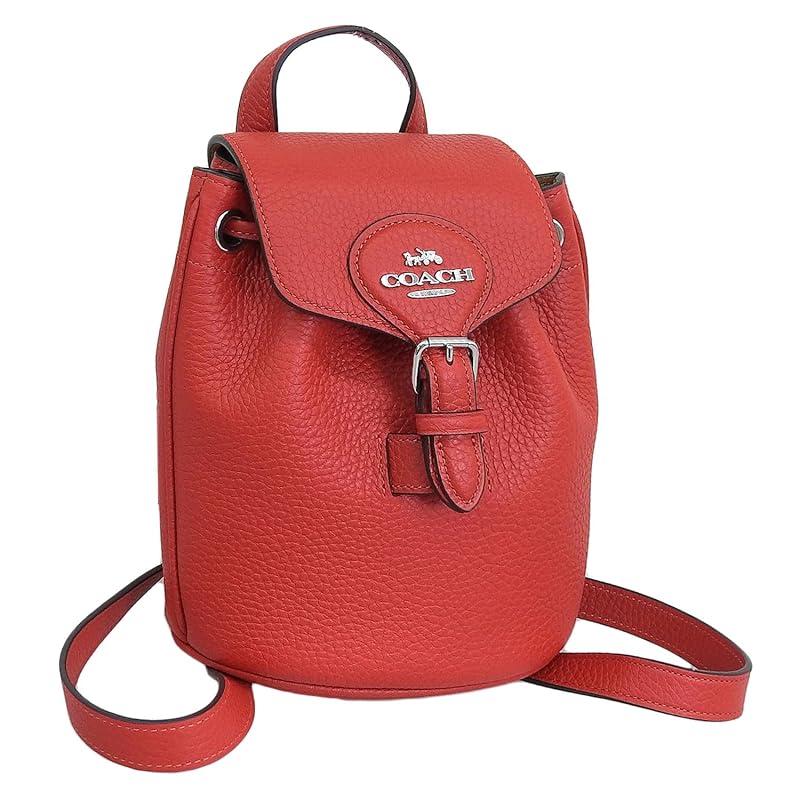 

[coach] bag ladies backpack rucksack backpack shoulder bag 2WAY outlet brand amelia convertible CL408 CL458 CP106 COACH (BRIGHTPOPPY/Red) [product]