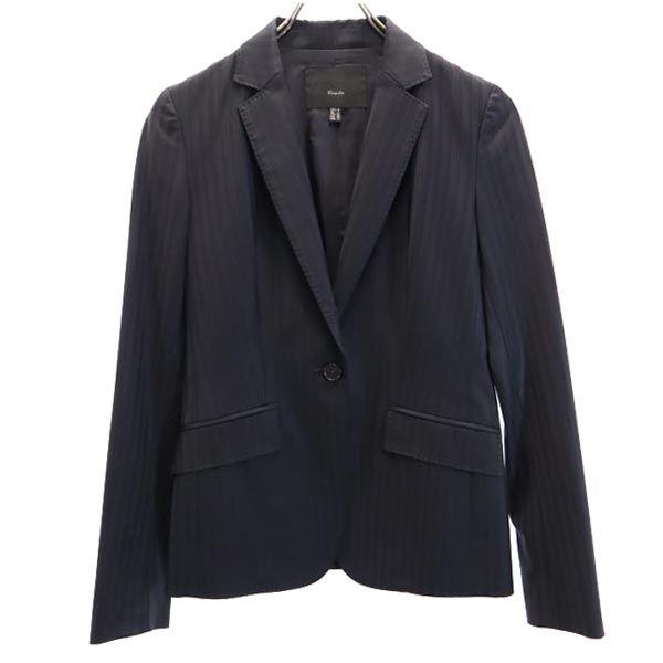 iCB wool blend Striped Pattern Skirt suit Setup 7 tailored jacket Women Used