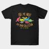 Men Black Print T-shirt Dino Collection No-Cut Transfer Paper Print Cotton Tshirt