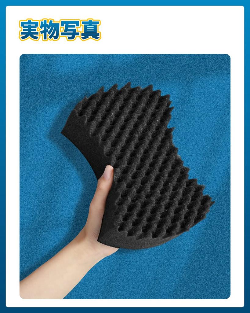 AutoGo Car Wash Sponge, Set of 3, Car Wash Sponge [Double Surface Construction, Carwash