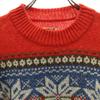 Unused KAPITAL Made In Japan Nordic Pattern Long Sleeve 5G Cutout Sweater Women Used