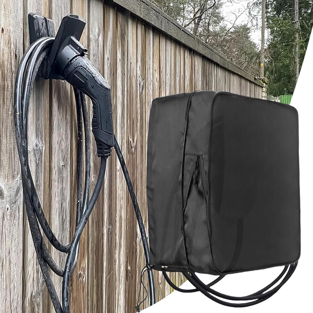 Electric Vehicle Charging Station Cover EV Charger Protective Cover UV Protection Bag For Campus Outdoor Public Building