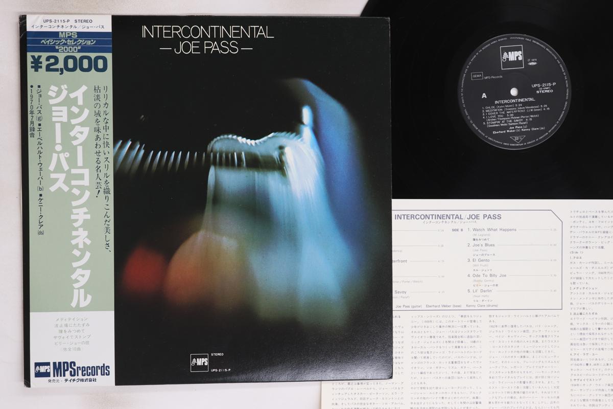 

LP Record JOE PASS - Intercontinental UPS2115P MPS 1974 Japan Obi Jazz Used