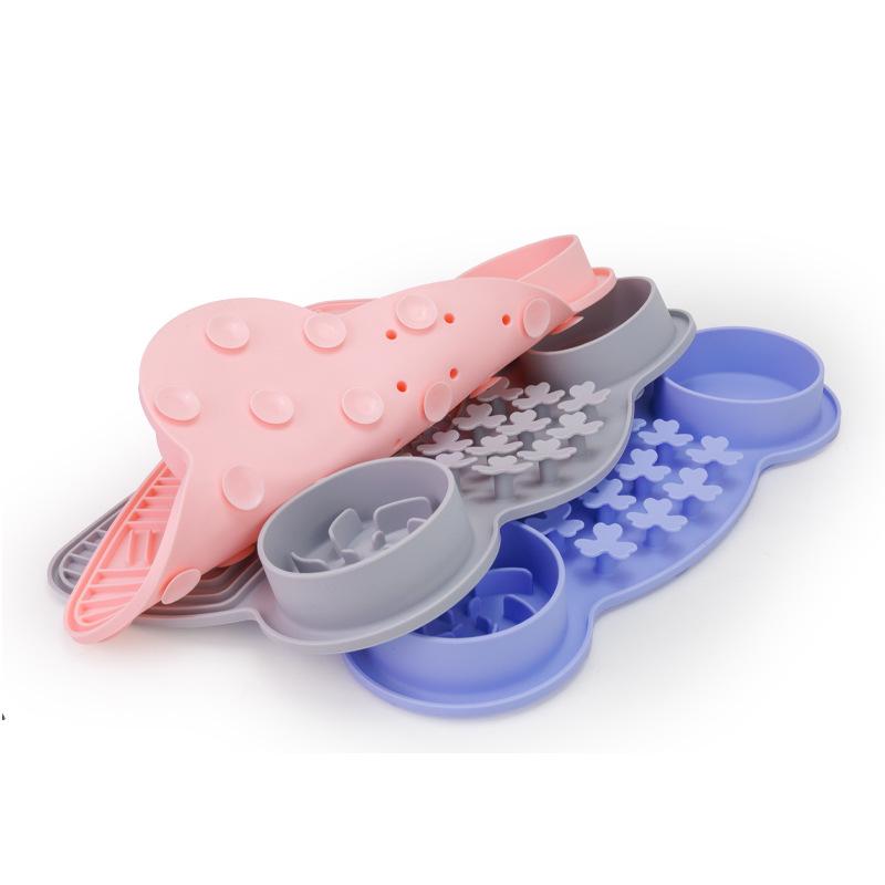 Silicone Pet Lick Mat & Slow Feeder with Suction Cups