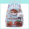 Capybara Cartoon Kids Backpack With Lightweight Nylon For Kindergarten And Daily Use