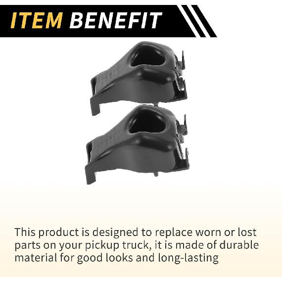 2 Pcs Front Bumper Support Bracket for Toyota Tacoma 2005-2015 Left Right Side Bumper Frame Support Retainer Bracket Hold Mount Set No.5211504060