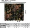 Gothic Floral Blackout Curtains   Rustic Farmhouse Retro Flower Watercolor Vintage Plant Boho Halloween Window Drapes   for Bedroo