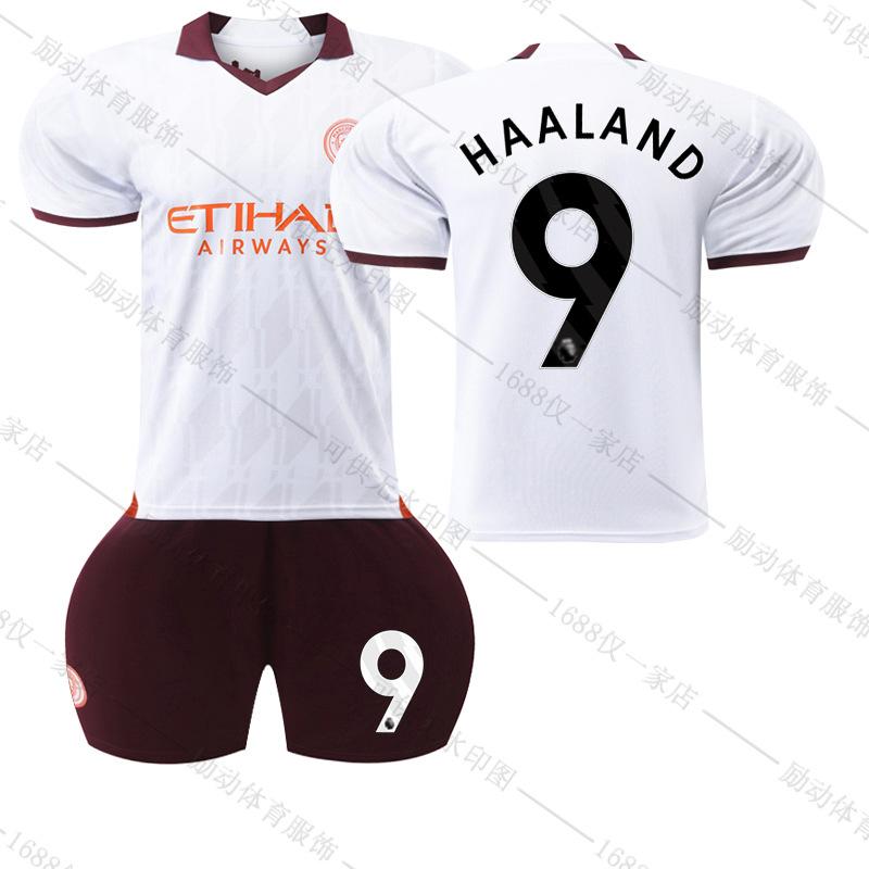 2324 Manchester City away No. 9 Haaland 17 De Bruyne 19 Alvarez 17 De Bruyne 47 Foden #16