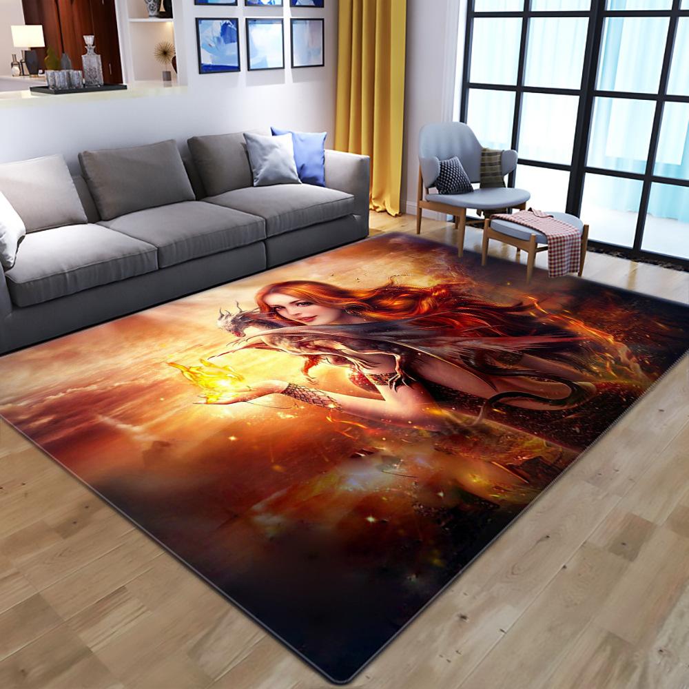 

Living Room 3D Printed Carpet Floor Mat Bedroom Carpet Children S Non-Slip Crawling Carpet Floor Mat 40X60cm upgrade encryption