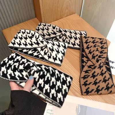 1pc Knitted Headband Vintage Retro Elegant Style Perfect for Daily Chic Looks Trendy Hair Accessory Women Ideal for Casual