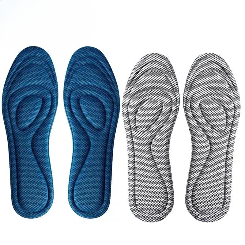 2 Pairs Memory Foam Orthopedic Insoles for Shoes Antibacterial Deodorization Sweat Absorption Insert Sport Shoes Running Pads