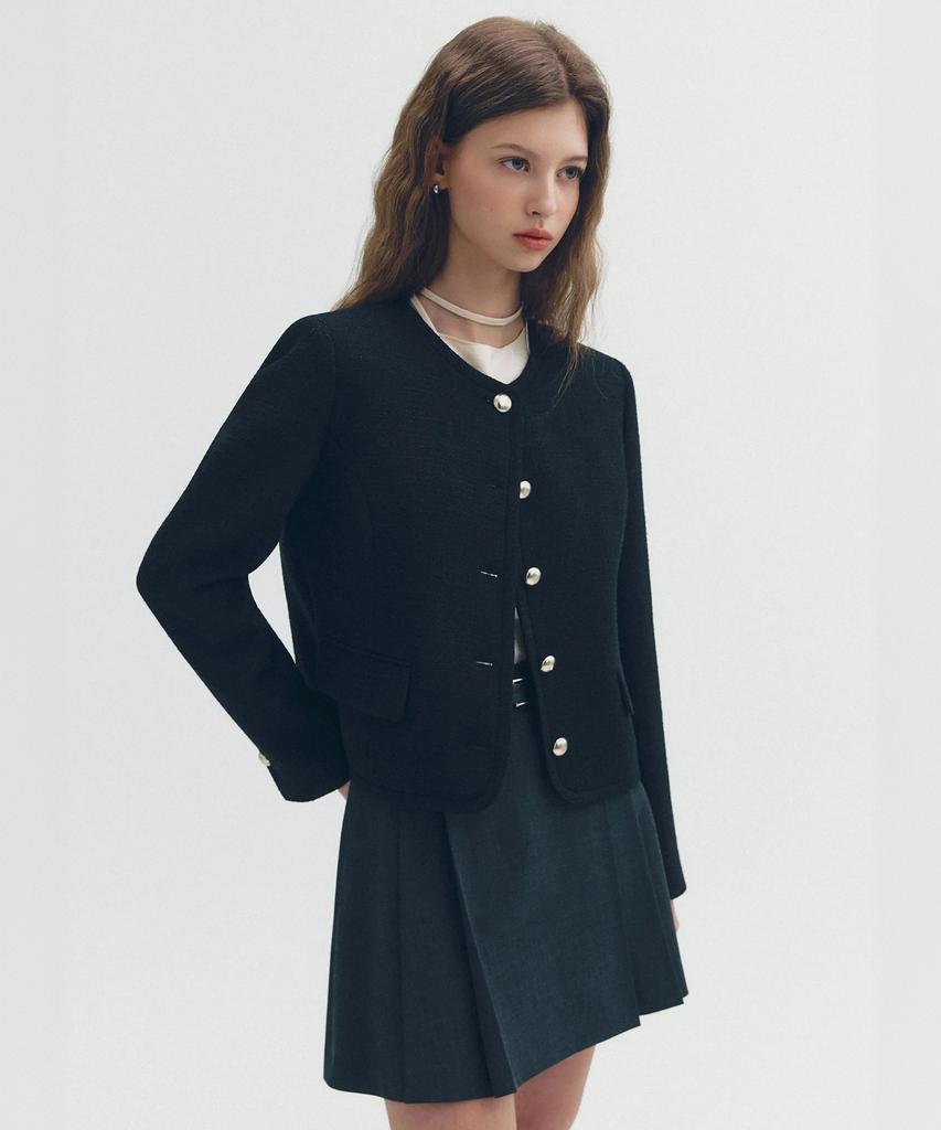 Roem Pleated Mini Skirt Set_Rmwhg23R11