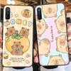 Cartoon Capybara Phone Case For Xiaomi Mi 5X 8 9 10 11 12 Lite Pro 10T PocoX3pro PocoM3 Note 10 Pro Lite