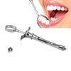 1PCS Stainless Steel Silver Dental Aspirating Syringe Dentist Surgical Instruments 1.8ML With Head