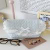 Cute Lace Crossbody Bag Sweet Heart Outdoor Storage Bag Fresh Able Lining Internal Compartment