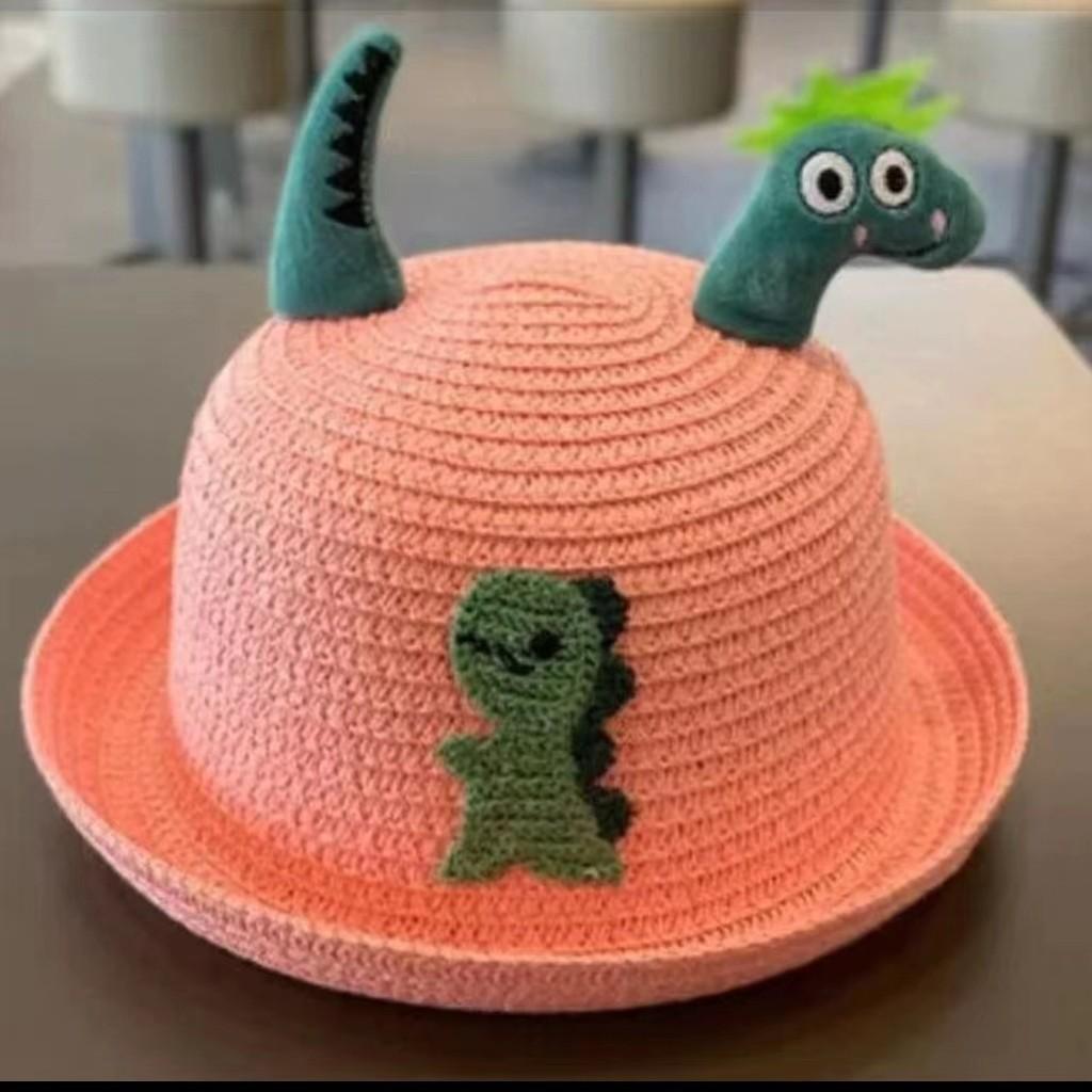Stylish Children s Sun Hat With Short Brim And Round Top For Sun Protection розовый