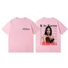 Singer Kenia Os K De Karma Tour 2026 Graphic T Shirts Unisex Women Fashion Aesthetic Tshirt Summer Casual Loose Cotton Tshirts