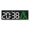 LED Digital Clock with Time, Date, and Temperature Display for Practical Home Access
